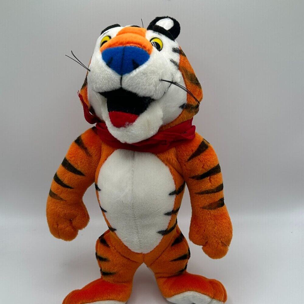 Vintage Tony the Tiger 10" Plush Kelloggs Advertising 1993 Kids Cereal 90s - New